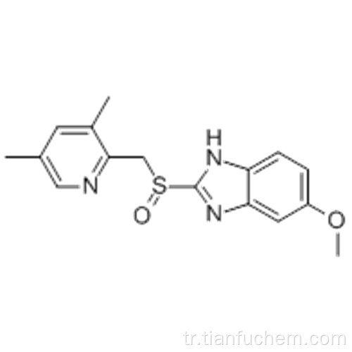 5-METHOKSİ-2 - [(3,5-DİMETİL-2-PİRİNDİL) -METHİLSÜLFİNİL] -BENZİMIDAZOL CAS 110374-16-8